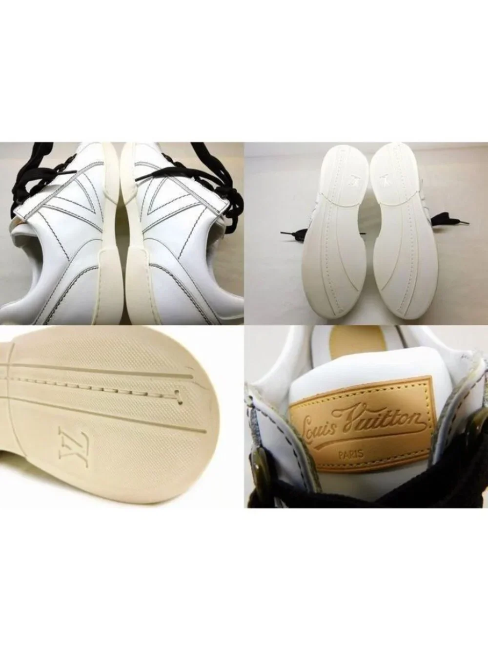Louis Vuitton Sneakers White Leather Low-Cut 6